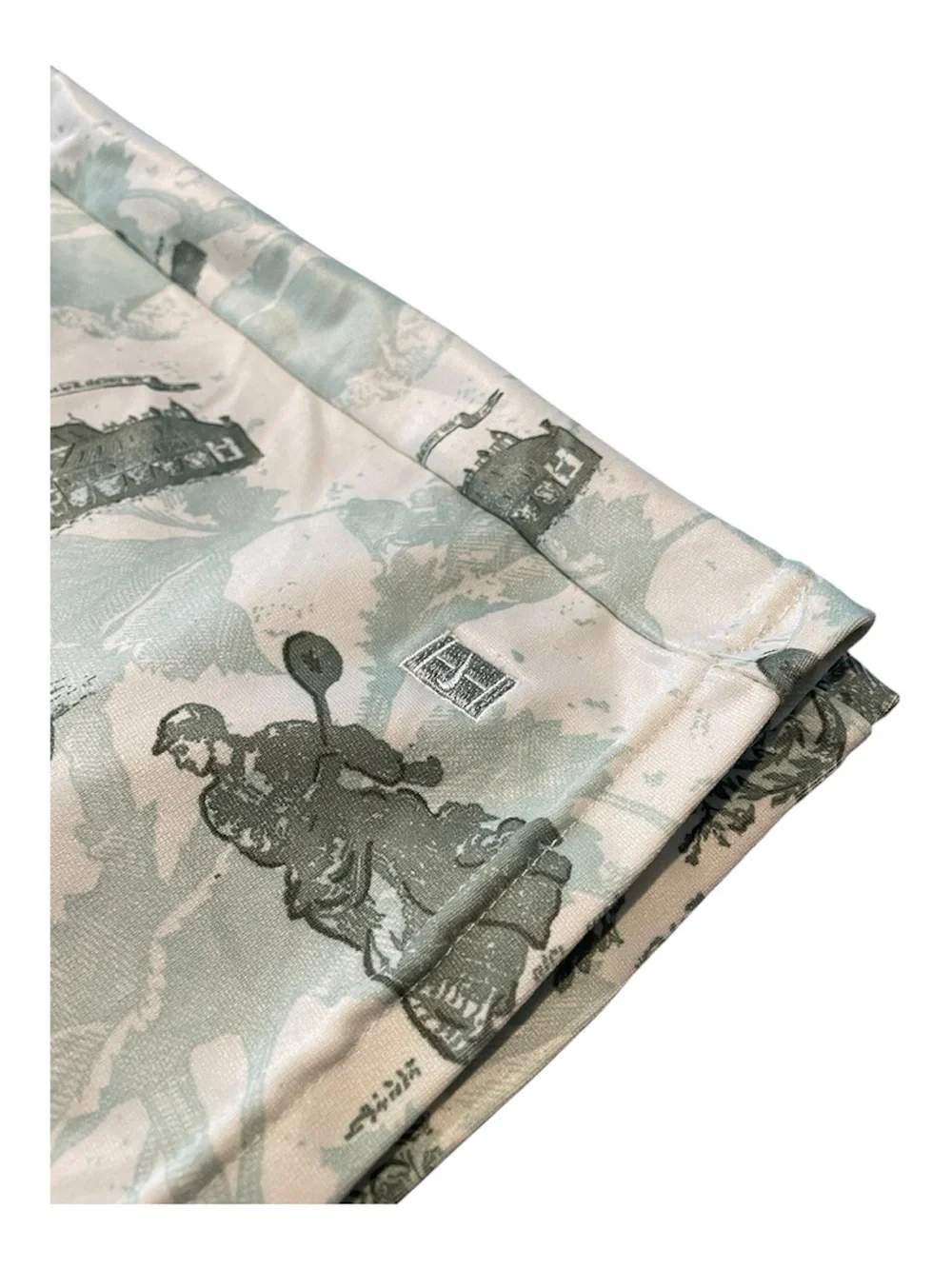 Nike Women's Dri-FIT Tennis Skort Cream and Green Toile Skort